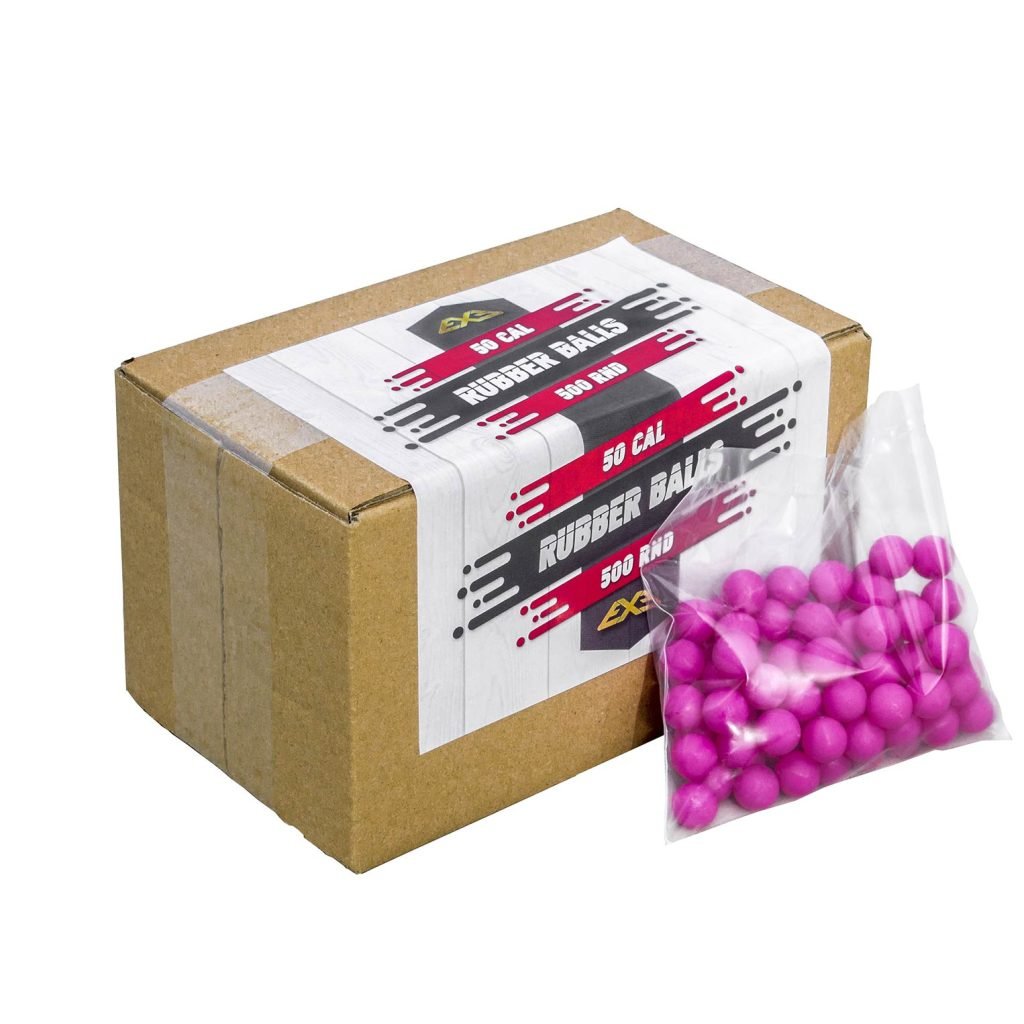 Rubber Balls Cal. 50 Pink – 500 pack
