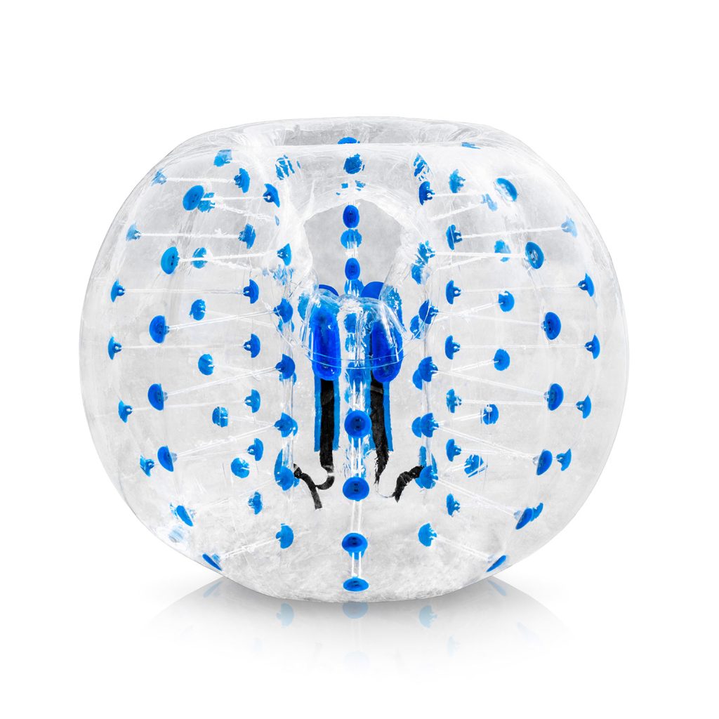 Bumper Ball 1.5m Blue/Clear 1mm w/ window